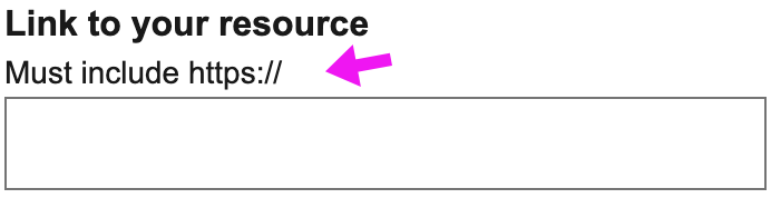 Example of help text positioned between label and form field