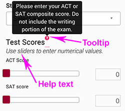 Form fields with help text is clearer